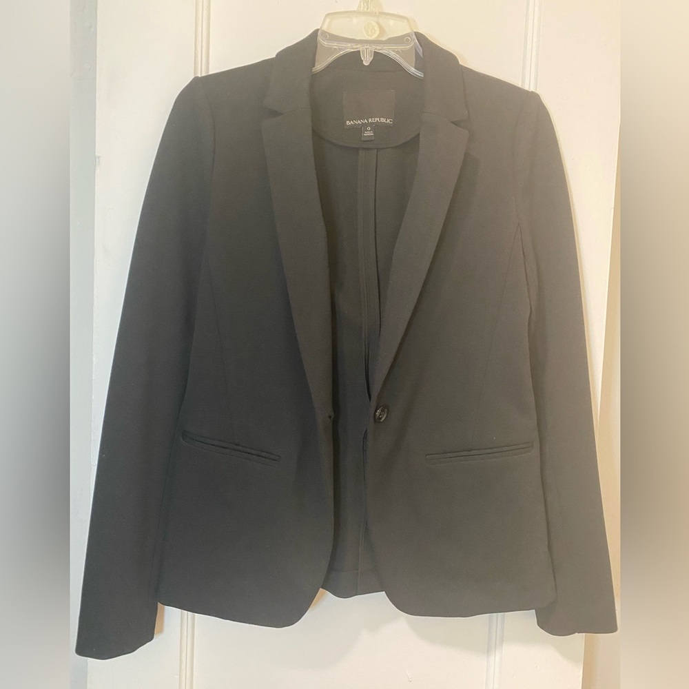 Banana Republic Classic Fit Stretch Blazer